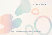 Glitter Elements & Watercolor Shapes, a Texture Illustration by Minky Moo Creations (Thumbnail 5 of 15)