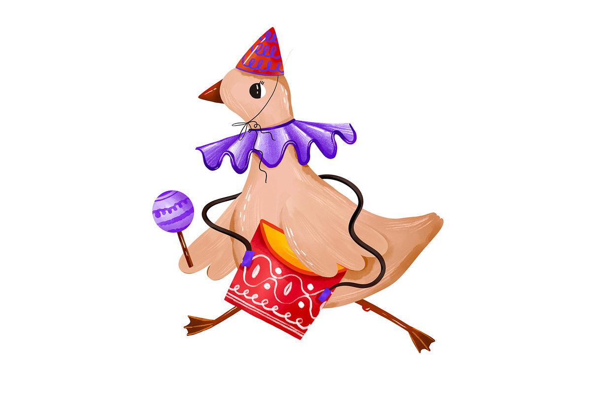 Festive Goose Party Clipart Set, an Animal Illustration by the_myro (Photo 14 of 17)
