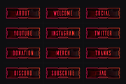 Cyberpunk | 18 Twitch Panels, a Social Media Template by SageDsgn (Thumbnail 4 of 6)