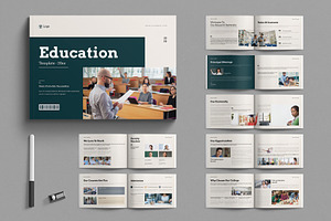 Education Brochure Landscape, a Brochure Template by E-Type