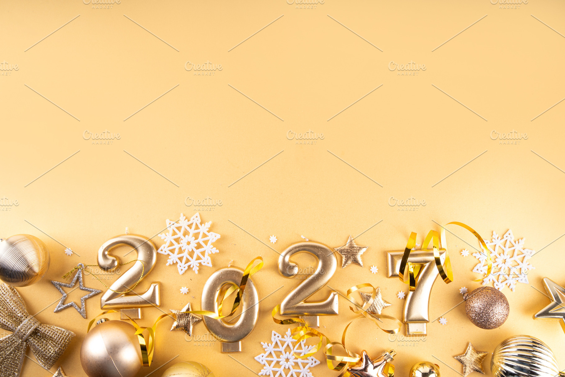 Merry Christmas Happy New Year 2027 background, a Photo by Rimma