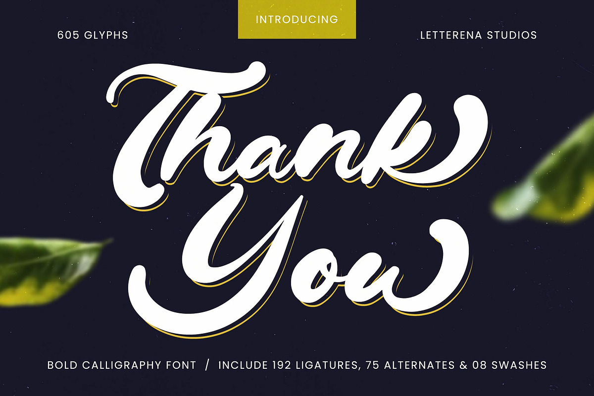 Drink South Bold Calligraphy Font, a Script Font by Letterena Studios Script (Photo 20 of 20)