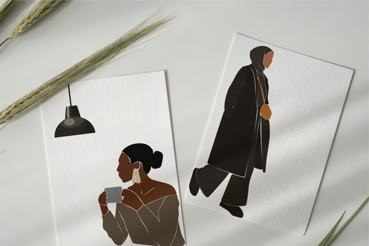 business collection, female boss, a Work Illustration by Yana_mide (Photo 6 of 7)