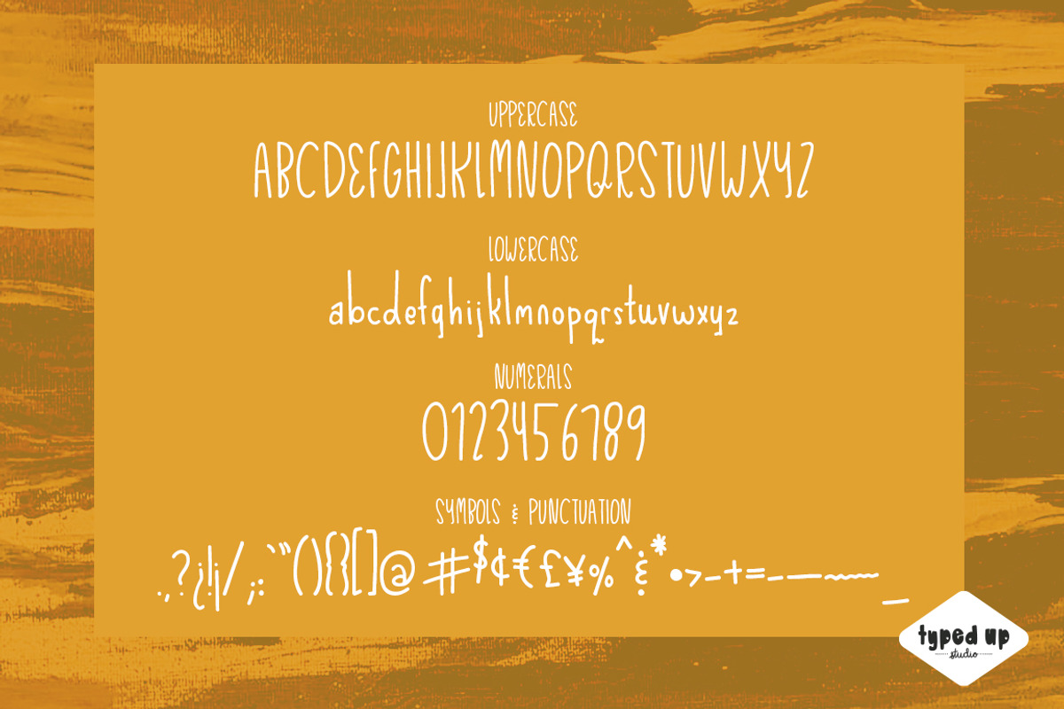 Squiggle | Handwritten Font, a Sans Serif Font by Typed Up Studio (Photo 4 of 9)