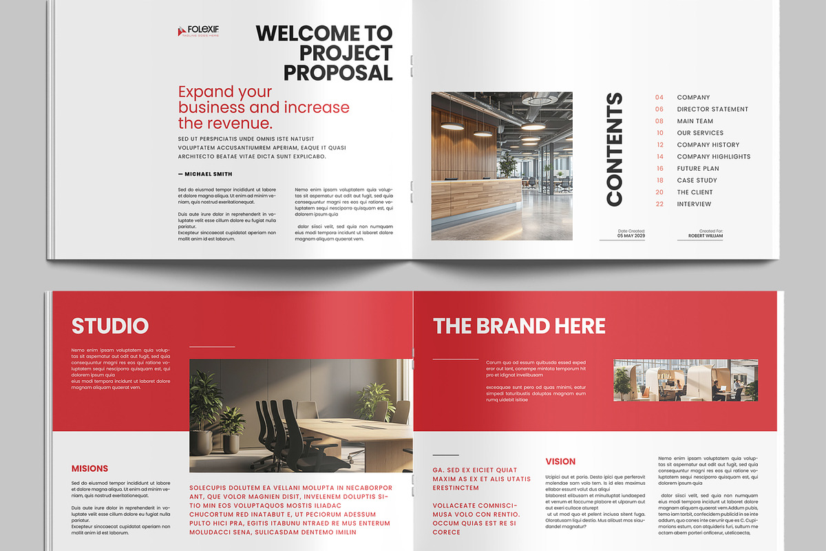 Business Proposal Template, a Brochure Template by MightyDesign (Photo 3 of 9)