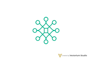 Geometric Network Logo, a Branding & Logo Template by Vectorium Studio (Thumbnail 11 of 16)