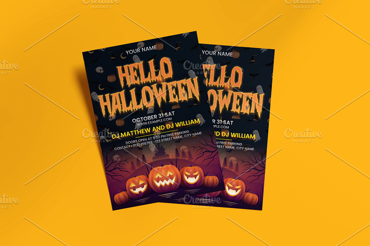Halloween Horror Party Flyer 2022, a Flyer Template by ExpertDesigner411 (Photo 2 of 5)