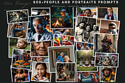 800 MJ Prompts People Portraits Ai, a Graphic by AtacanDigital (Thumbnail 1 of 6)