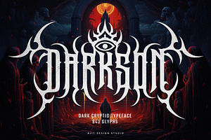 Darkson Typeface, a Blackletter Font by alit design