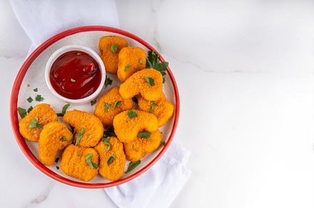 Homemade golden chicken Nuggets, a Food & Drink Photo by Rimma
