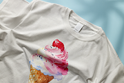 Kawaii Ice Cream Clipart, a Food Illustration by jvxvxnism (Thumbnail 5 of 5)