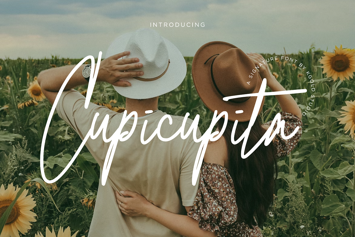 Cupicupita - Signature Font, a Handwritten Font by Badsign Type (Photo 1 of 9)