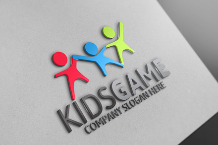 Kids Game Logo, a Branding & Logo Template by Josuf Media