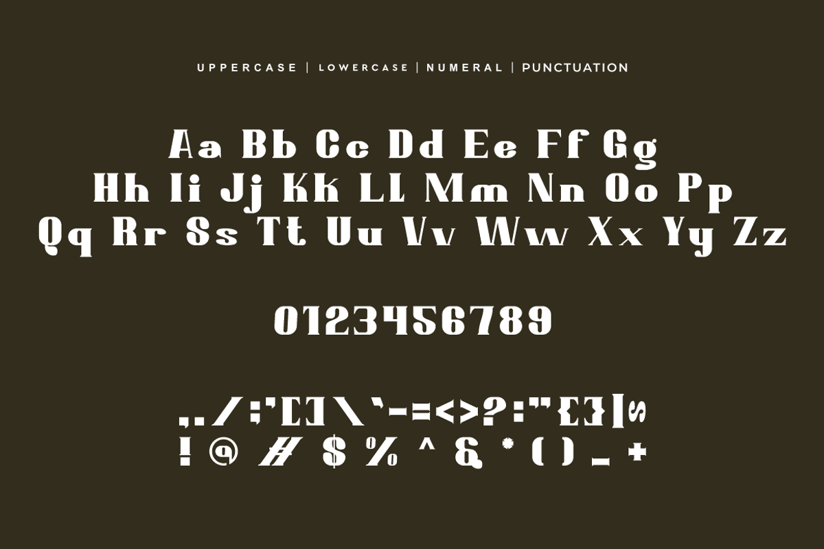 Mutgia - Retro Ligatures Font, a Serif Font by QR Design Studio (Photo 6 of 8)