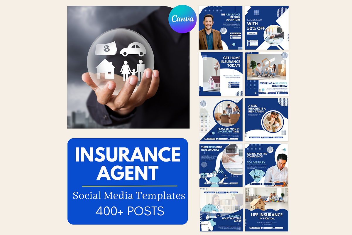 Insurance Posts - Canva Templates, a Social Media Template by Viral Content Design (Photo 16 of 16)