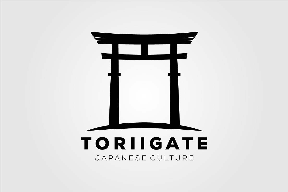 japanese gate logo vector, an Object Graphic by Rizkaarishandy_shop (Photo 3 of 3)