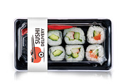 Sushi Delivery Logo, a Branding & Logo Template by IKarGraphics (Thumbnail 2 of 3)
