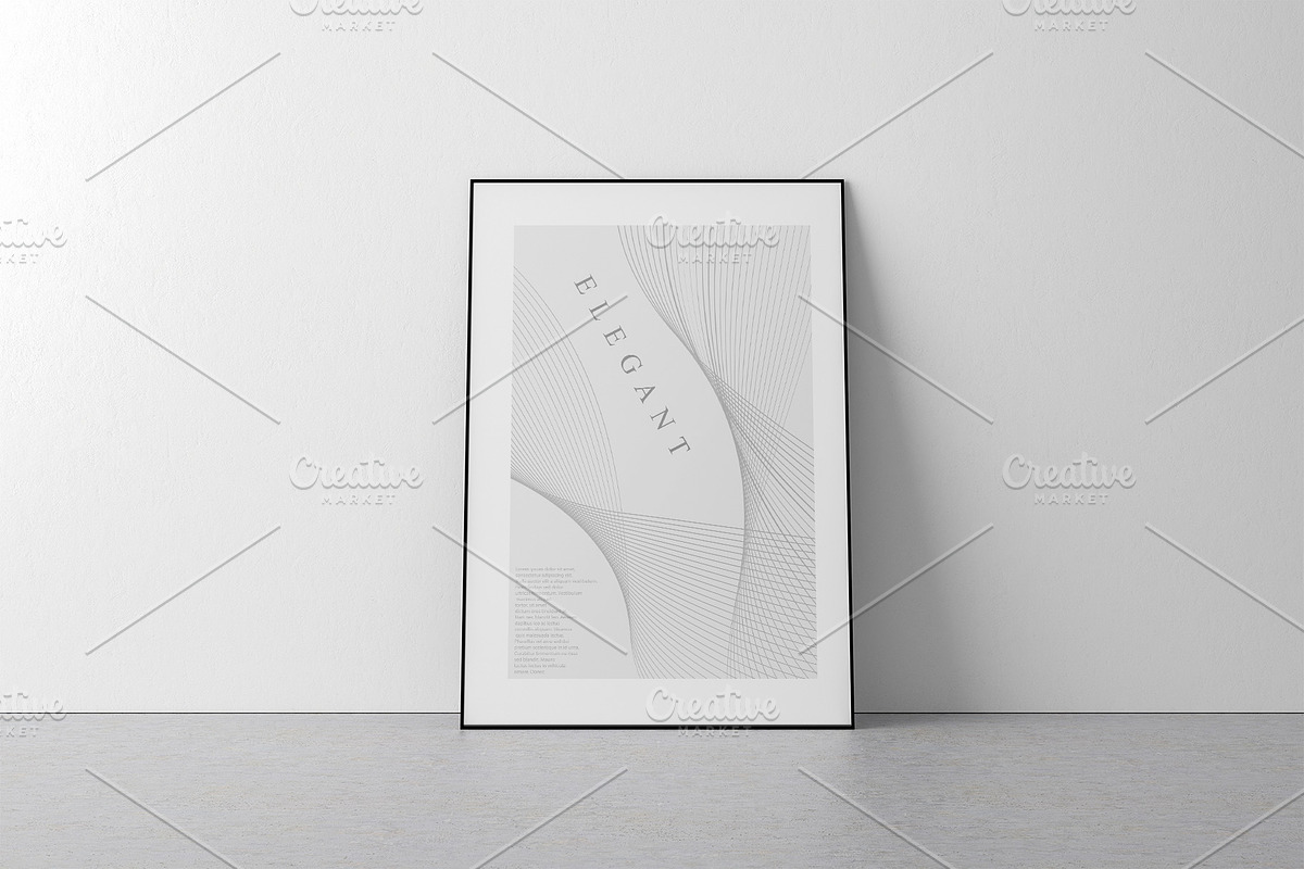 Striped minimalistic posters, a Background Graphic by ExpressShop (Photo 4 of 4)