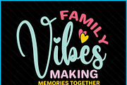 Family Vibes Reunion Vacation SVG, an Object Graphic by Creativeusart (Thumbnail 2 of 4)