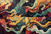 16 Harmony Sound Wave Illustrations, a Background Graphic by HipFonts (Thumbnail 5 of 5)