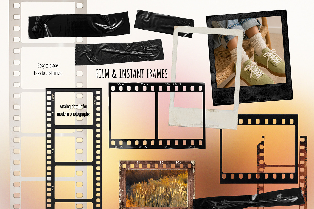 Prism Light Overlays & Film Frames, a Texture Graphic by DreamoraArt (Photo 12 of 13)