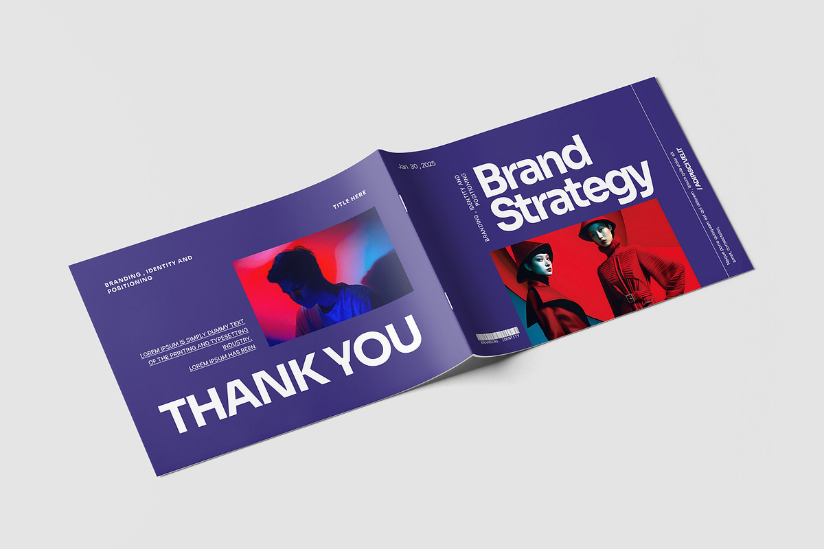 A4 Modern Brand Strategy Template, a Branding & Logo Template by TMint Play (Photo 7 of 7)