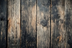 Burnt Wood Planks with Rich Dark Patterns, an Abstract Photo by Natalia Klenova's Shop