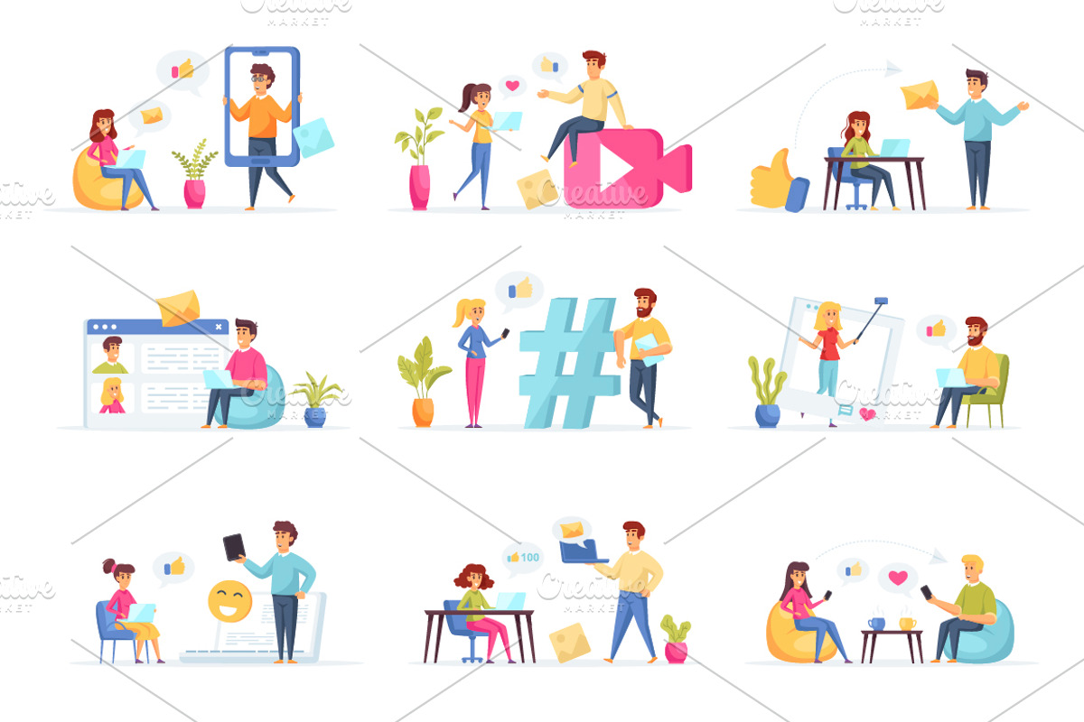 Flat Concepts Illustrations, a Finance Illustration by alexdndz (Photo 3 of 21)