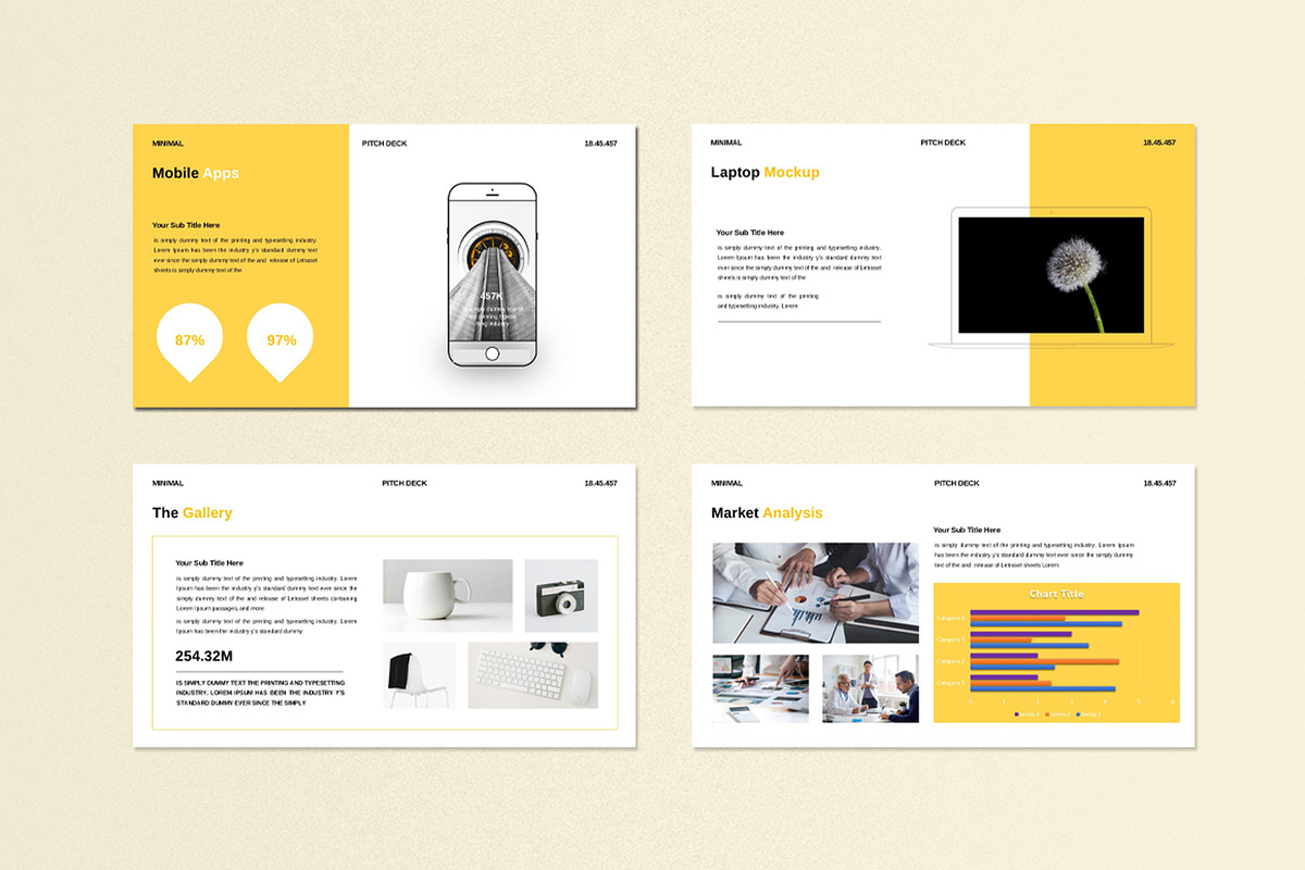 Pitch Deck Presentation Template, a Presentation Template by Dream-Lab (Photo 5 of 7)