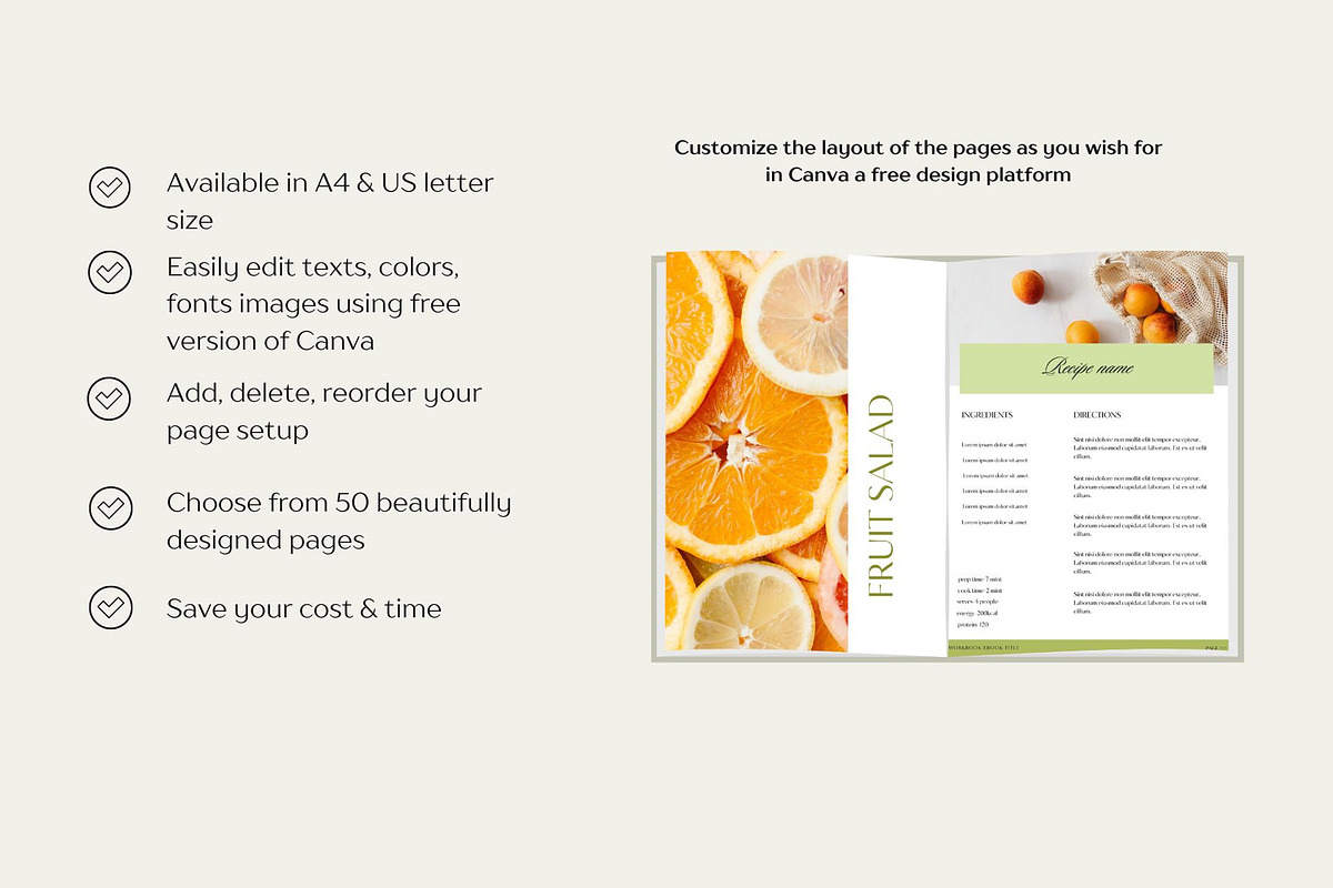 Nutrition Coach eBook Template, a Magazine Template by Deepa Template Studio (Photo 11 of 13)