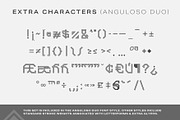 Anguloso - Angular Display Typeface, a Sans Serif Font by Lateral Design (Thumbnail 3 of 6)