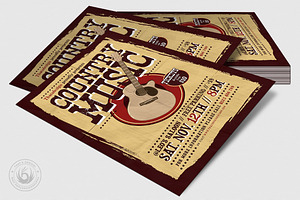 Country Music Flyer Template V3