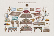 Odalisque - Watercolor Harem Creator, a Decorative Illustration by Kaleriia (Thumbnail 7 of 13)