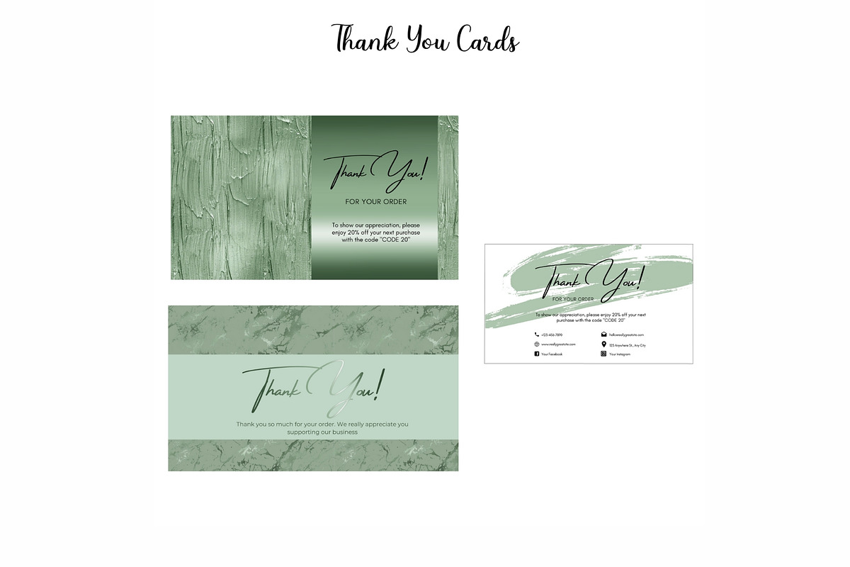 Canva Branding Kit Green Sage, a Branding & Logo Template by CopertiniStudio (Photo 8 of 8)