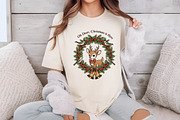 Vintage Christmas PNG, Deer, a Graphic by Libby Wishes (Thumbnail 6 of 6)