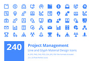 240 Project Management Material Icon, a Solid Icon by Creative Stall (Thumbnail 1 of 5)