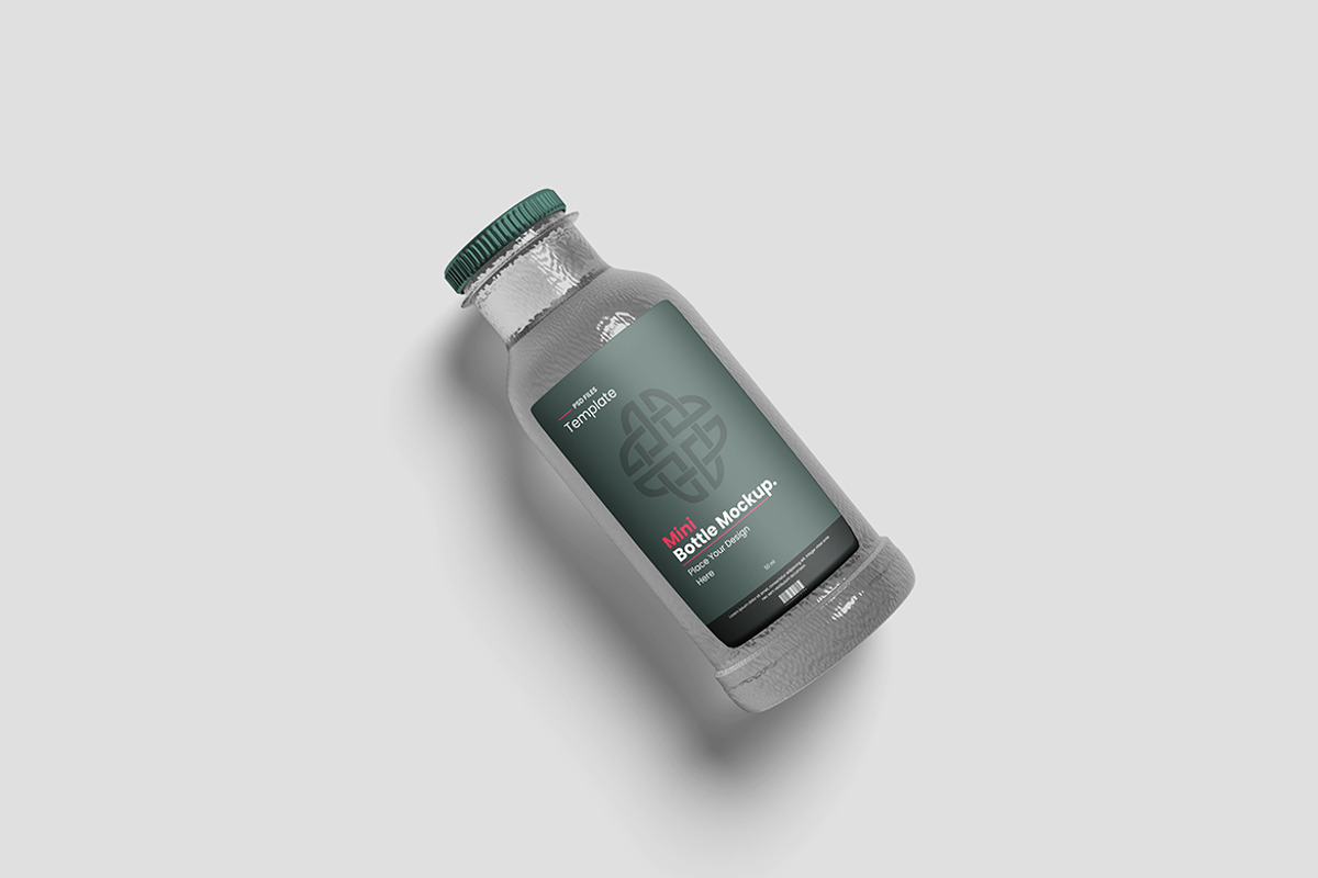 Glass Bottle Mockup, a Product Mockup by bimockup (Photo 3 of 6)