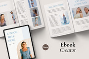 E-book Canva Template | Indigo, a Print Template by BoldNStudio (Thumbnail 1 of 10)