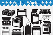 Stove Set SVG, Stove Set SVG, an Object Graphic by VectorWorlds (Thumbnail 3 of 3)