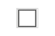 Modern Square Frame SVG Bundle, an Illustration by Creativeshirt (Thumbnail 21 of 31)
