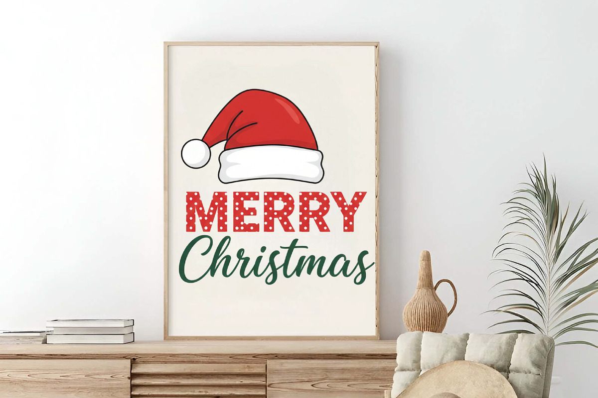 Merry Christmas Santa Hat Png, an Illustration by SinaCreation (Photo 3 of 7)
