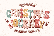 Christmas Journey is cute trio font, a Handwritten Font by Brown Cupple (Thumbnail 1 of 8)