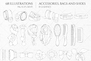 Accessories, Bags and Shoes, an Object Illustration by GVGraphics (Thumbnail 2 of 7)