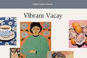 Modern Eclectic Maximalist Prints, a Background Graphic by Laras Wonderland (Thumbnail 3 of 15)