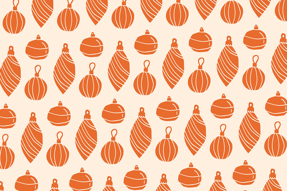 Modern Christmas Linocut Bundle, an Illustration by ClayStudio (Photo 8 of 8)