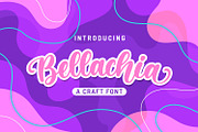 Bellachia - A Craft Font, a Font by Almarkhatype (Thumbnail 1 of 10)