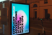 Warsaw Citylight Ad Bus Stop 4, an Advertising Mockup by Graphic Shelter (Thumbnail 2 of 7)