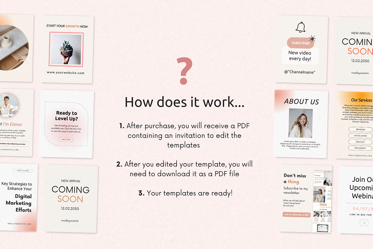 Coach IG Portrait Templates, a Templates & Theme by PittaFinePrint (Photo 4 of 7)