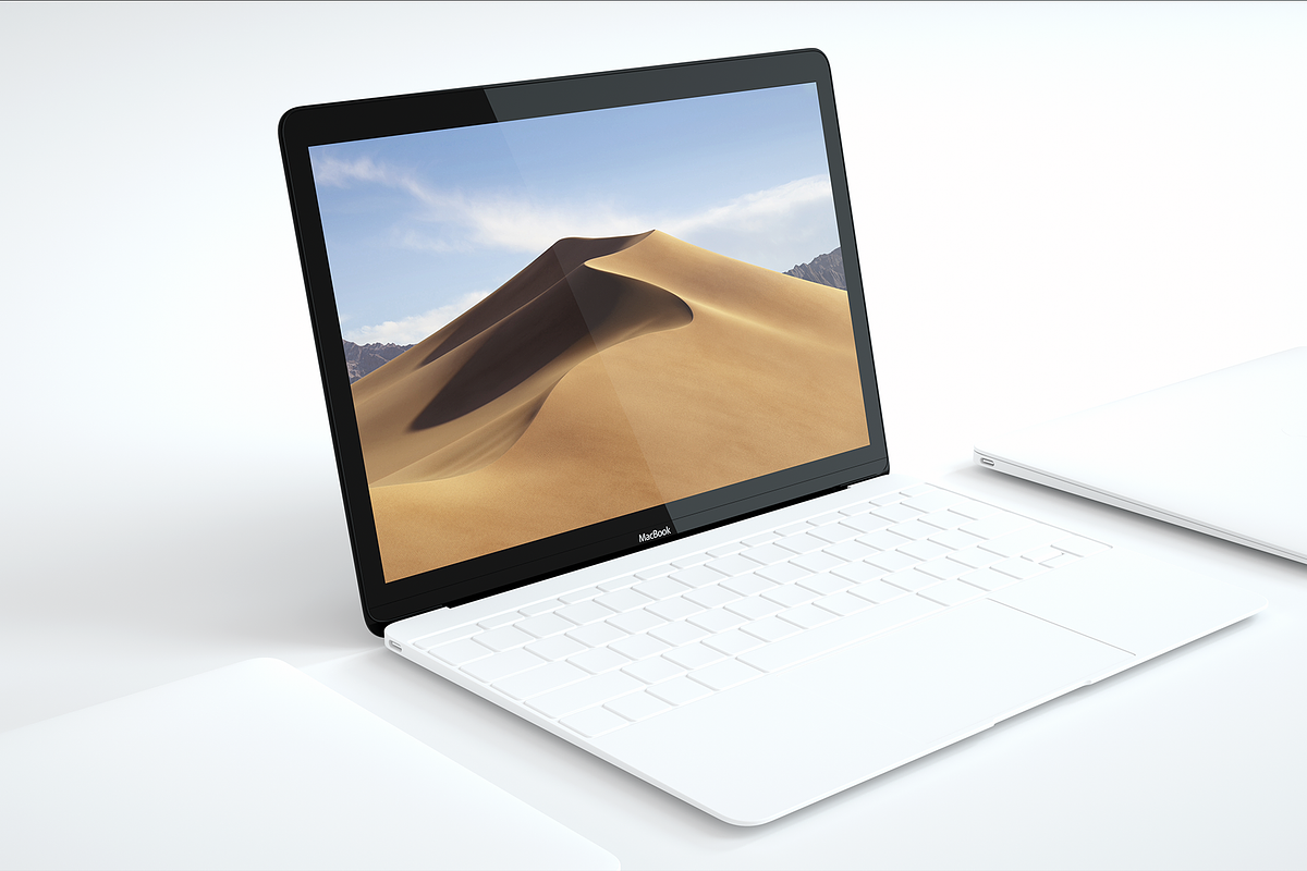 Apple Macbook Mockup 5K, a Mac Mockup by Iamjaydesign (Photo 5 of 6)