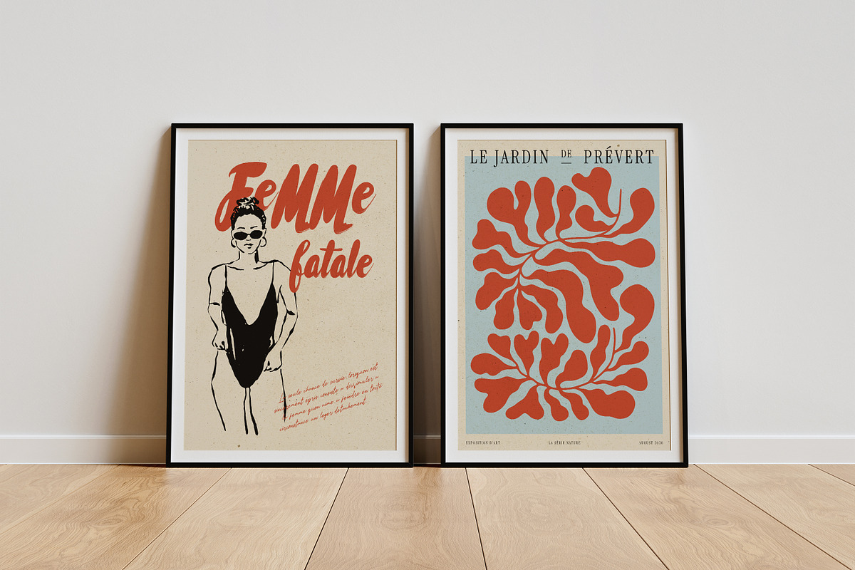 Modern Art Print Posters, an Object Graphic by DesignThatMatters (Photo 6 of 14)